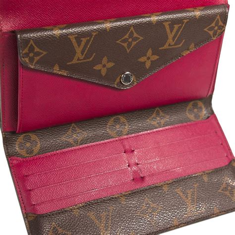 lv wallet red|louis vuitton long wallet women's.